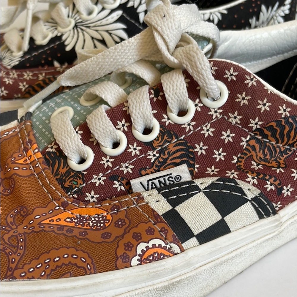 Vans Black And White Patchwork Design Classics - image 2